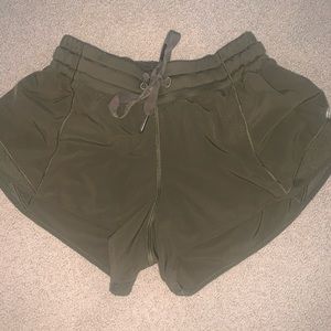 Army green hotty hot shorts